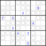 Судоку “Трио” 9х9 #3 очень трудный