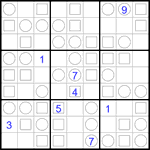 Судоку “Трио” 9х9 #4 очень трудный