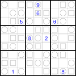 Судоку “Трио” 9х9 #28 очень трудный