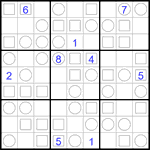 Судоку “Трио” 9х9 #37 очень трудный