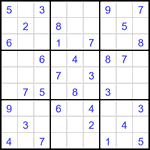 Судоку 9х9 #3305 легкий