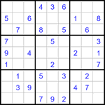 Судоку 9х9 #3306 легкий