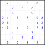 Судоку 9х9 #3311 легкий