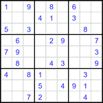 Судоку 9х9 #3312 легкий