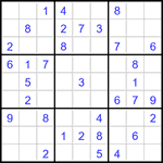 Судоку 9х9 #3313 легкий