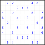 Судоку 9х9 #3315 легкий