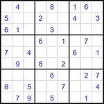 Судоку 9х9 #3317 легкий