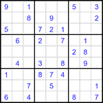 Судоку 9х9 #3319 легкий