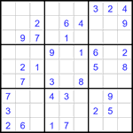 Судоку 9х9 #3321 легкий