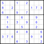 Судоку 9х9 #3322 легкий