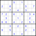 Судоку 9х9 #3326 легкий