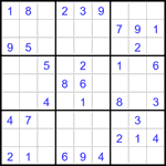 Судоку 9х9 #3328 легкий