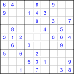 Судоку 9х9 #3332 легкий