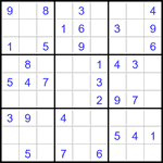 Судоку 9х9 #3333 легкий