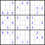 Судоку 9х9 #3338 легкий