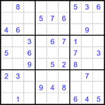 Судоку 9х9 #3339 легкий