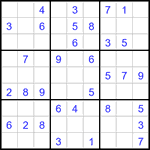 Судоку 9х9 #3342 легкий