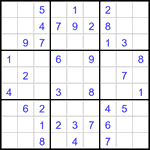 Судоку 9х9 #3345 легкий