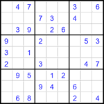 Судоку 9х9 #3348 легкий