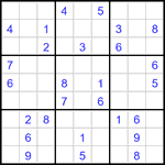 Судоку 9х9 #3272 средний