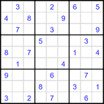 Судоку 9х9 #3273 средний
