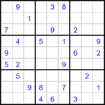 Судоку 9х9 #3274 средний