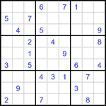 Судоку 9х9 #3276 средний