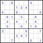 Судоку 9х9 #3280 средний