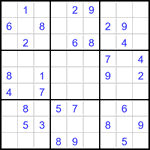 Судоку 9х9 #3281 средний