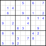 Судоку 9х9 #3289 средний