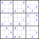 Судоку 9х9 #3290 средний