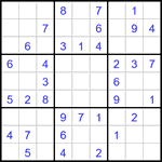 Судоку 9х9 #3292 средний