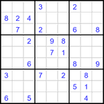 Судоку 9х9 #3301 средний