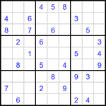 Судоку 9х9 #3302 средний