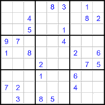 Судоку 9х9 #3306 средний