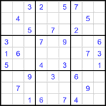 Судоку 9х9 #3312 средний