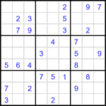 Судоку 9х9 #3316 средний