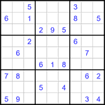 Судоку 9х9 #3318 средний