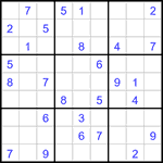 Судоку 9х9 #3320 средний