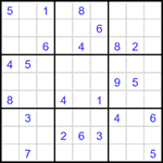 Судоку 9х9 #3272 трудный