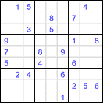 Судоку 9х9 #3274 трудный