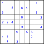 Судоку 9х9 #3279 трудный