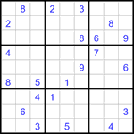 Судоку 9х9 #3266 очень трудный