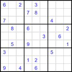 Судоку 9х9 #3272 очень трудный