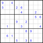 Судоку 9х9 #3277 очень трудный