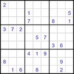 Судоку 9х9 #3279 очень трудный