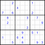 Судоку 9х9 #3285 очень трудный