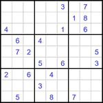 Судоку 9х9 #3288 очень трудный