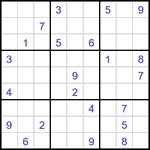 Судоку 9х9 #3290 очень трудный
