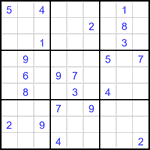 Судоку 9х9 #3297 очень трудный